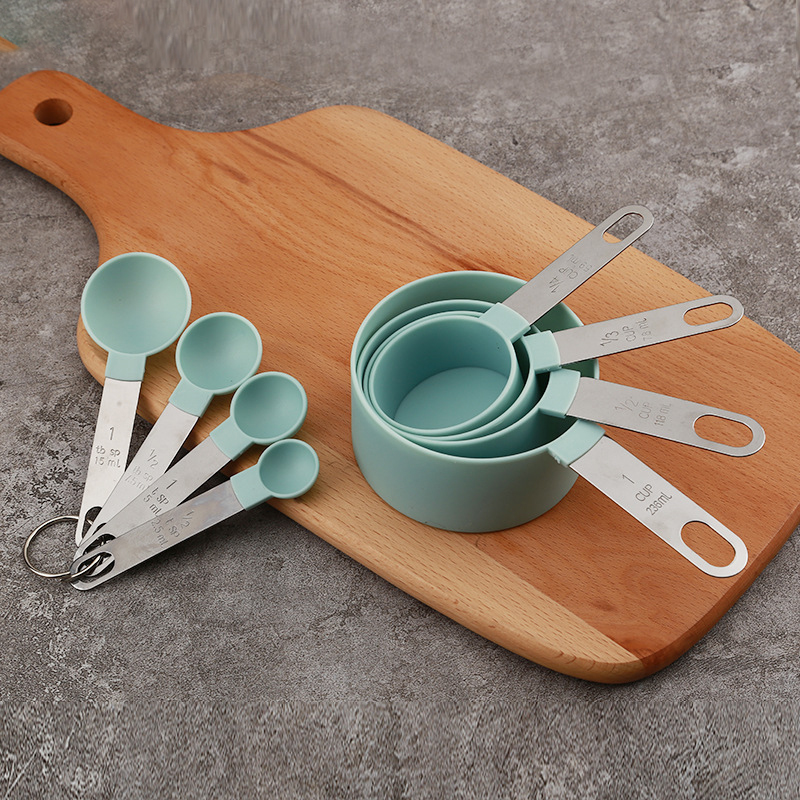 Kitchen Baking Utensil Set - 8 buah Set gelas ukur sendok