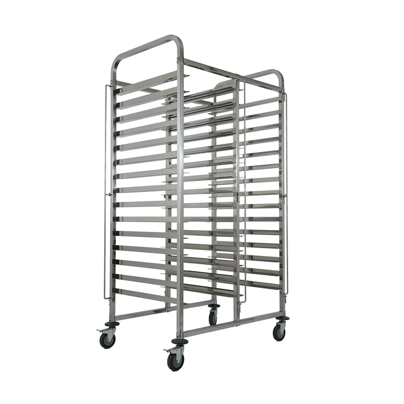 Kitchen Baking Trolley - Rak Troli Oven Roti dari Baja