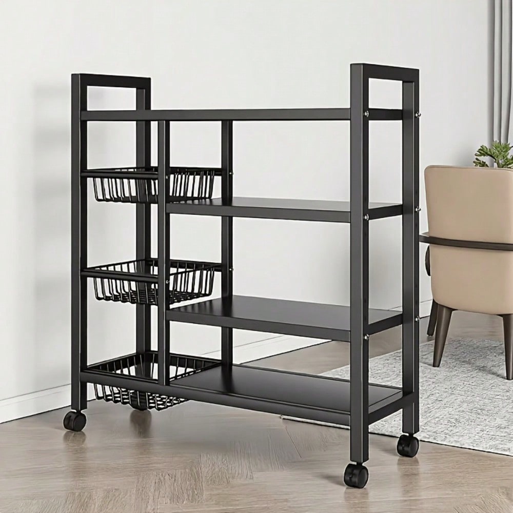Kitchen Baking Island - Rak Penyimpanan Dapur yang Dapat Dipindahkan