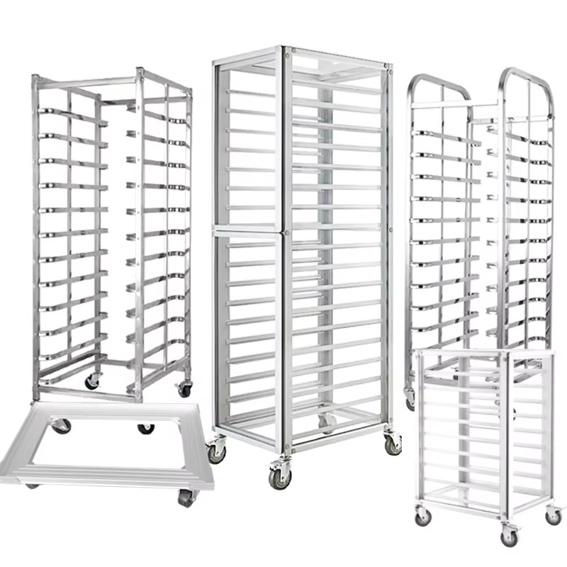 Kitchen Baking Trolley - Troli Loyang Panggang Aluminium Komersial Laris