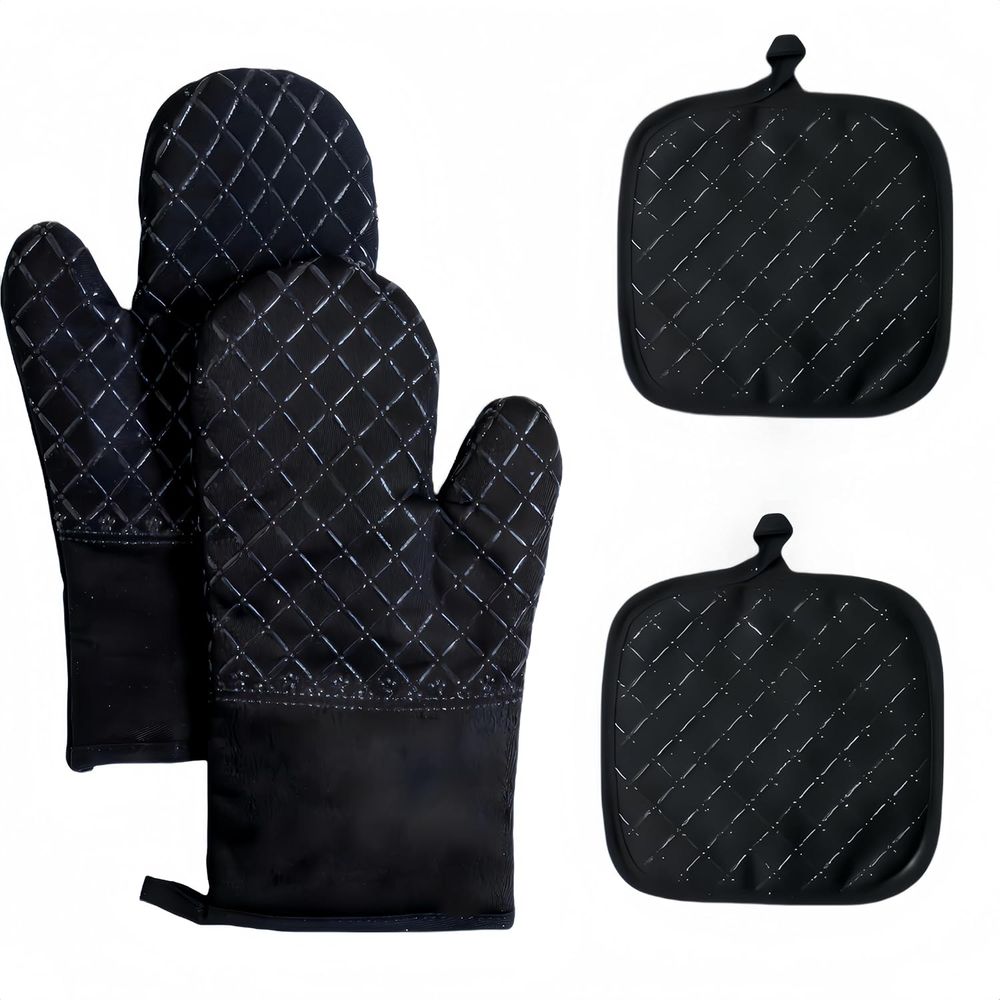 Kitchen Oven Baking Pans - Set 4 Buah, Sarung Tangan Oven