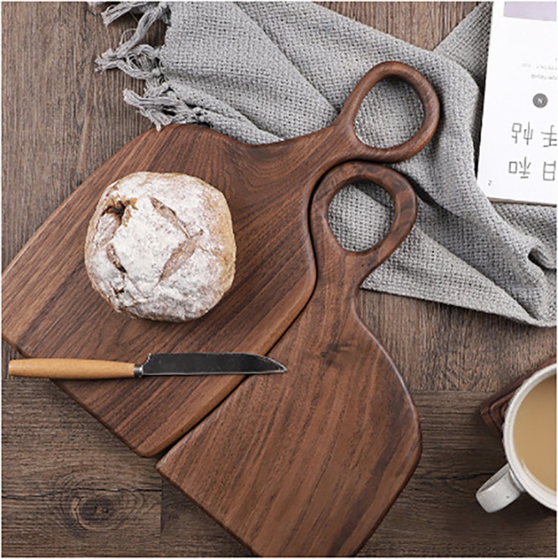 Kitchen Baking Trays - Talenan Padat Walnut Hitam Nampan Kayu