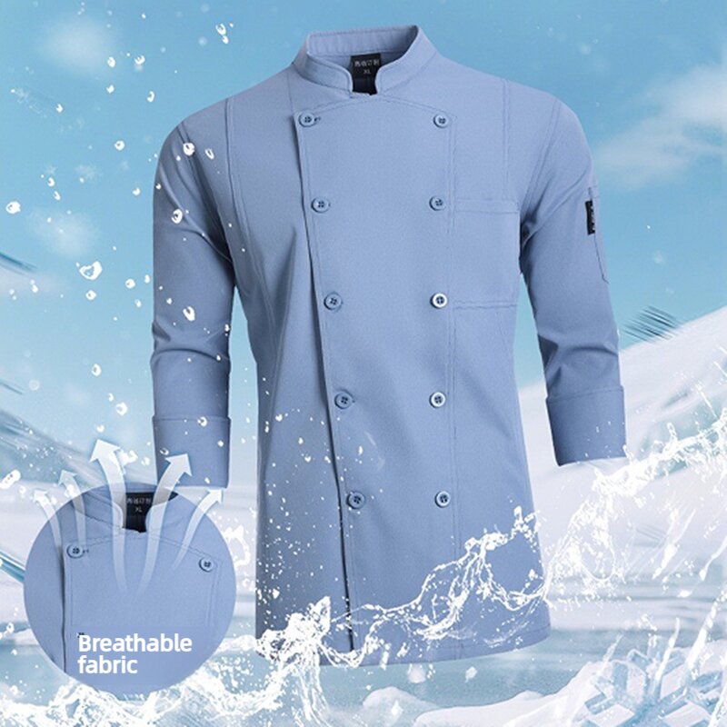 Kitchen Baker - Seragam Koki Profesional Jaket Dapur Lengan