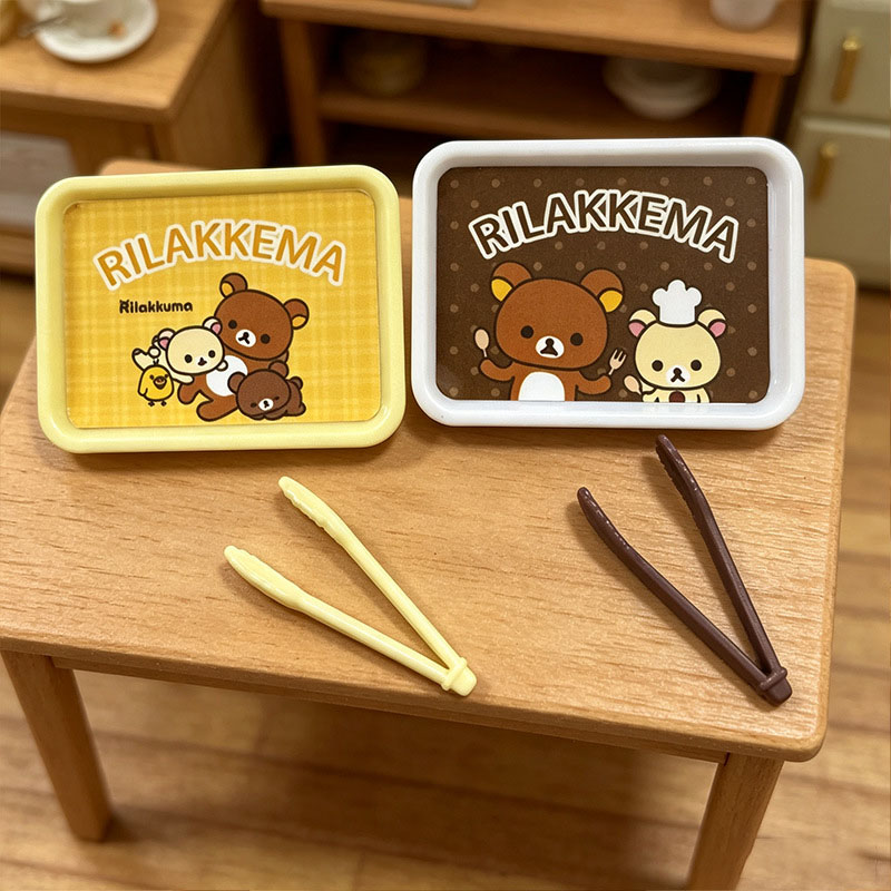 Kitchen Baking Trays - Miniatur Nampan Makan Malam Simulasi Mini,