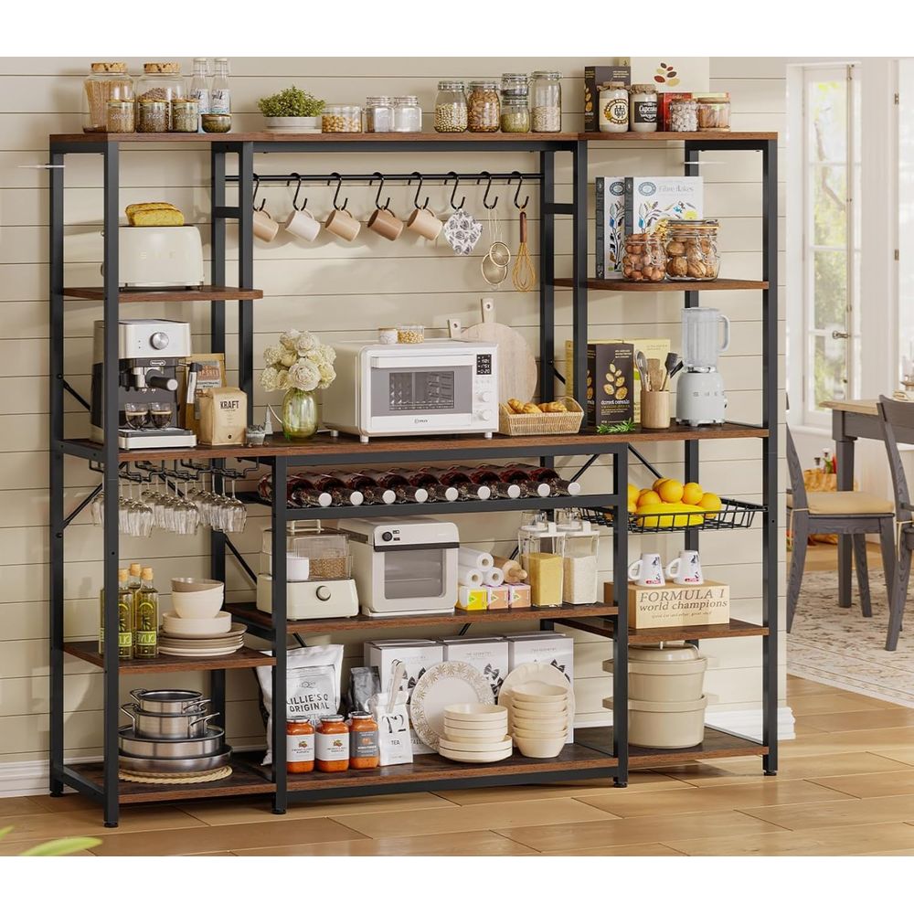 Kitchen Baker - Rak Bakers Besar 62.4in dengan Stopkontak,