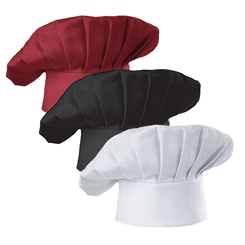 Kitchen Baker - 3 Buah Topi Masak Tinggi 22Cm