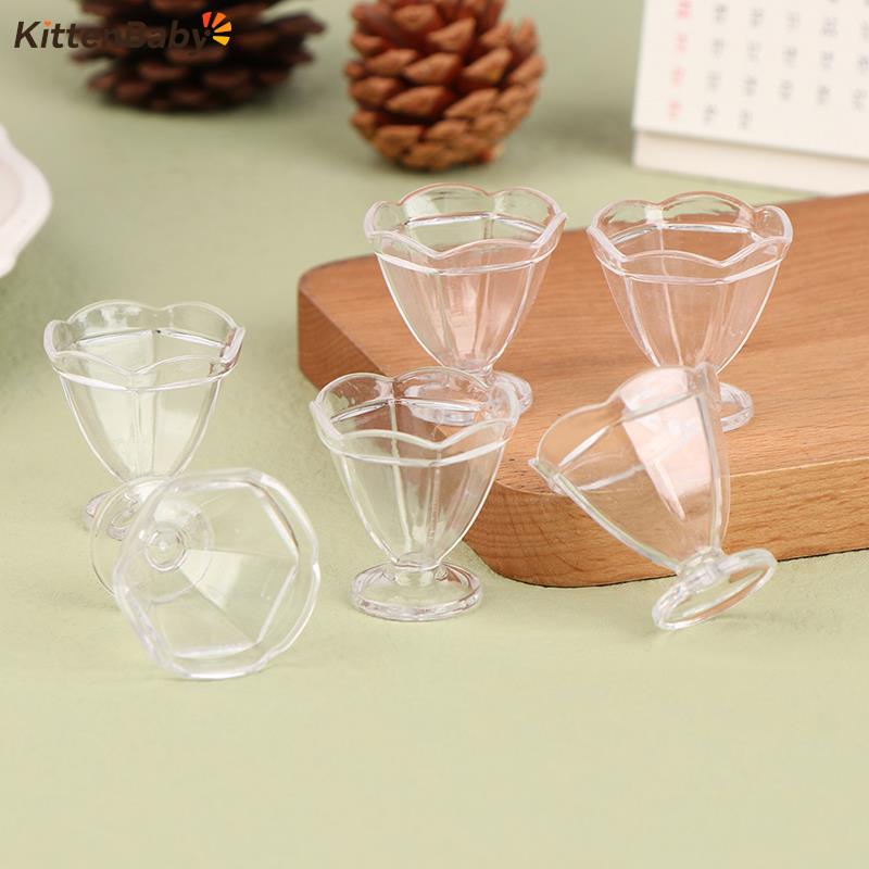 Kitchen Baking Utensil Set - 4 Buah-17 Buah 1:12 Skala Piring