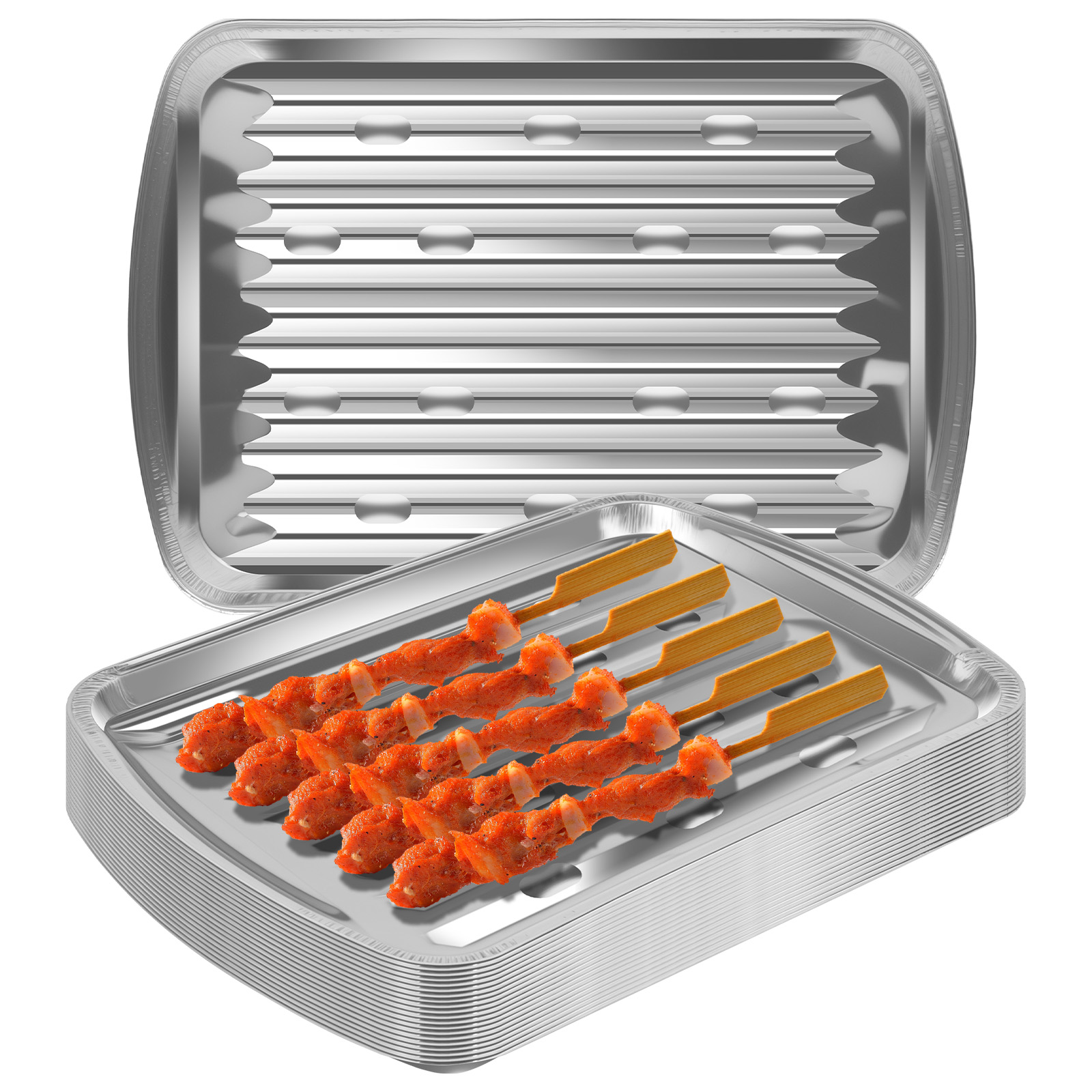 Kitchen Baking Trays - Nampan Aluminium Foil Loyang Anti Lengket