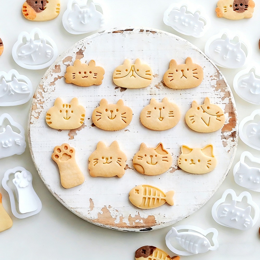 Baking Kitchen Diy - Cetakan Kue Kucing Lucu DIY, Alat