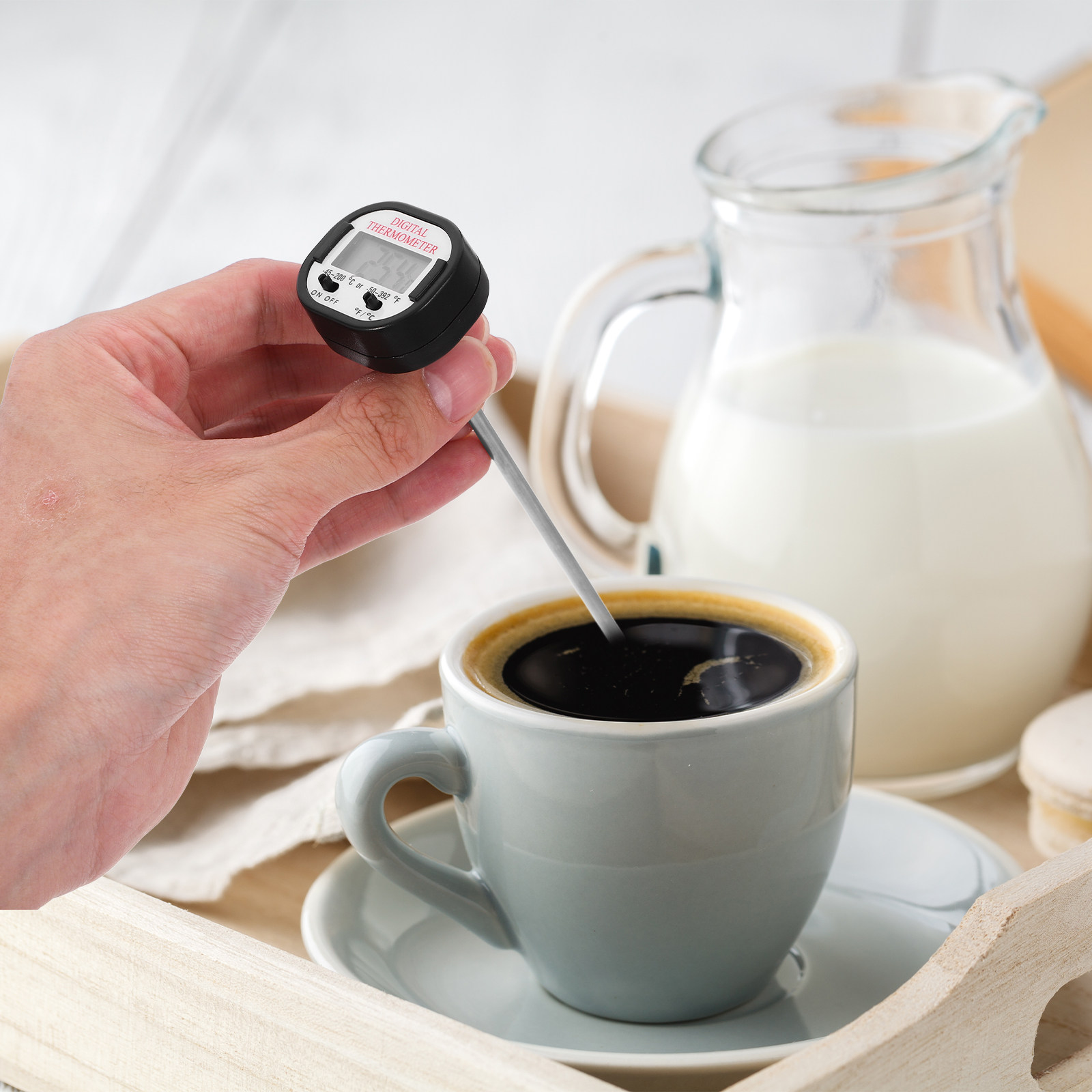Kitchen Baking Cooking - Termometer Makanan Elektronik untuk Dapur, Memasak,
