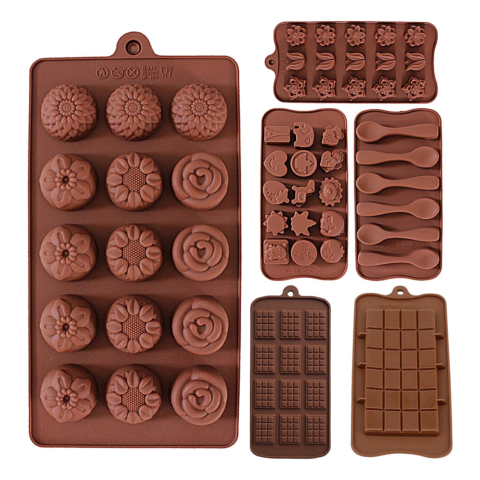 Kitchen Baker - Cetakan Cokelat DIY Anti Lengket, Cetakan