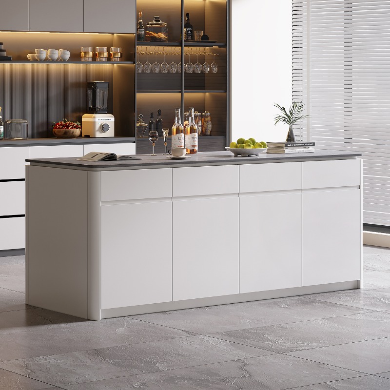 Kitchen Baking Island - Kabinet Pulau Dapur Lampu Individu Meja
