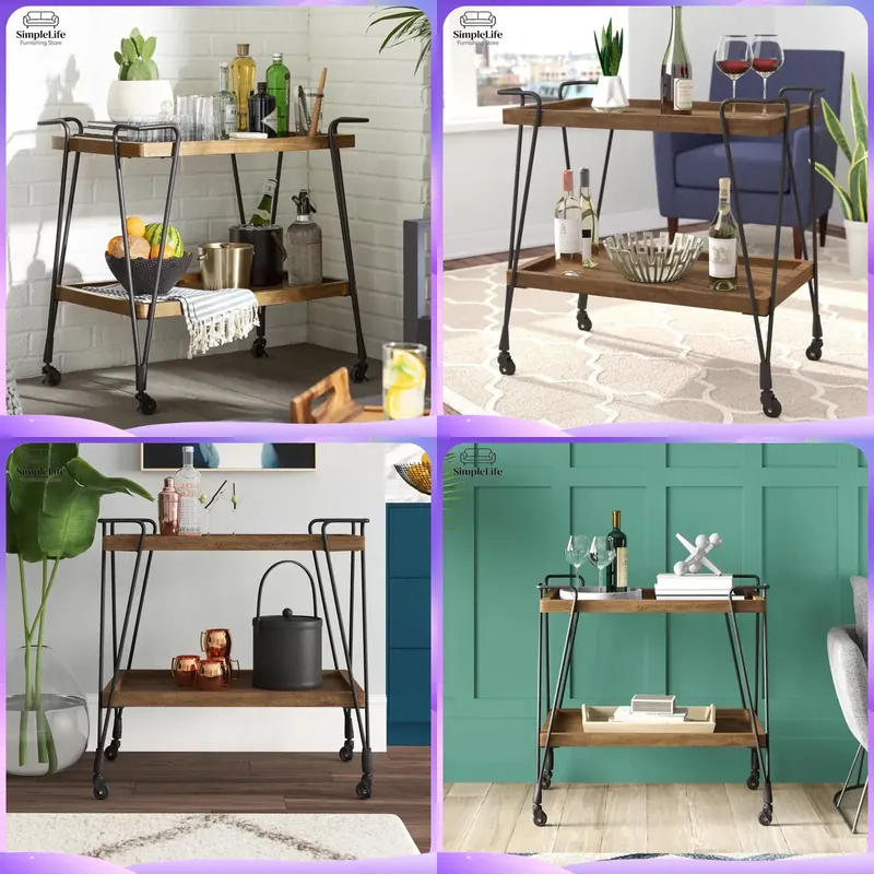 Kitchen Baking Trolley - Troli Dapur Beroda, Kereta Dorong untuk