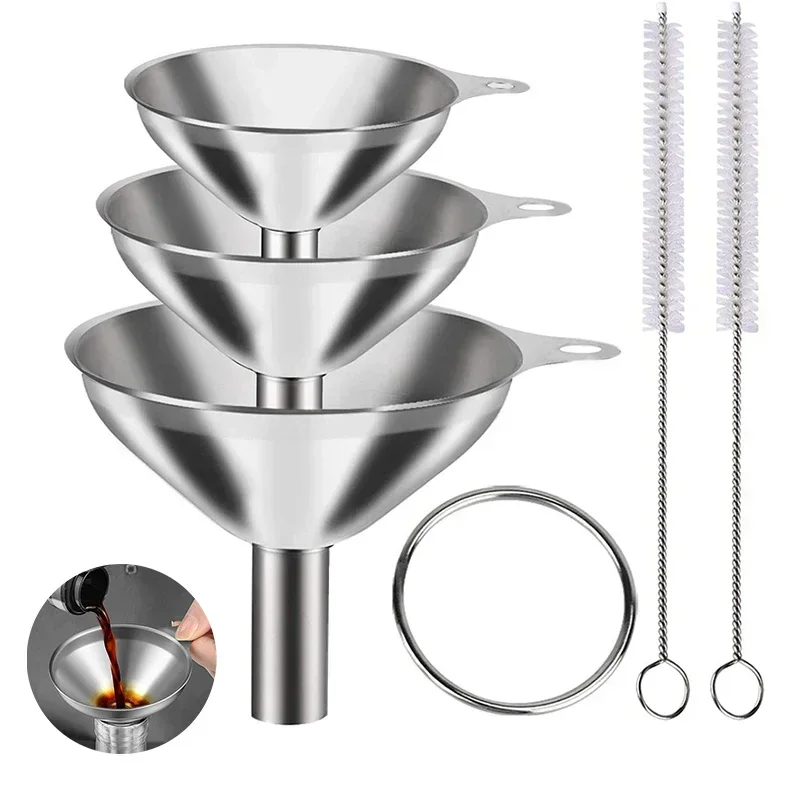 Set corong dapur baja tahan ka - Kitchen Baking Essentials ulasan dan harga