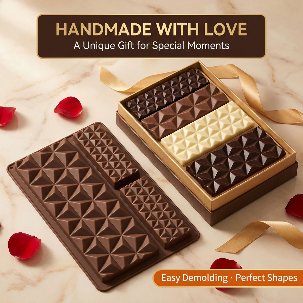 Cetakan Cokelat Silikon 2-in-1 - Baking Kitchen Diy ulasan dan harga