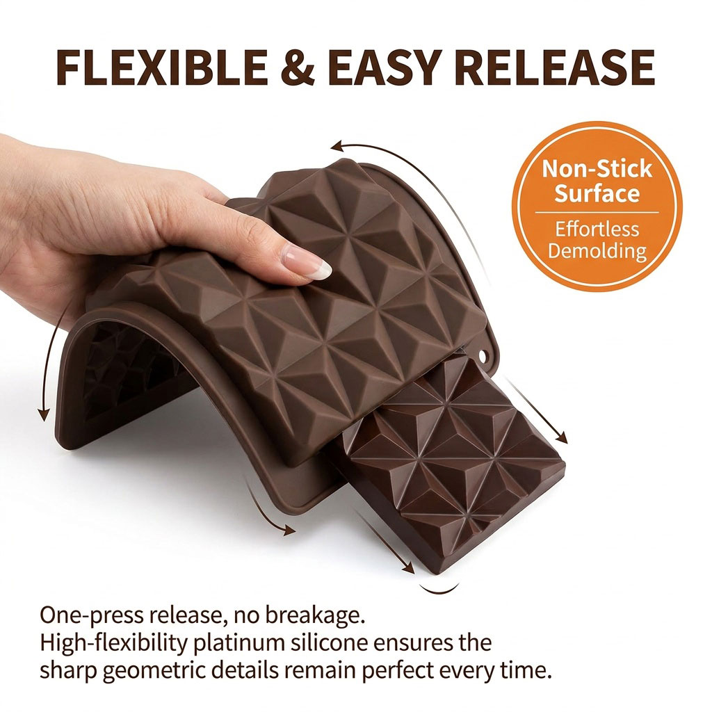 Cetakan Cokelat Silikon 2-in-1 - Baking Kitchen Diy ulasan dan harga