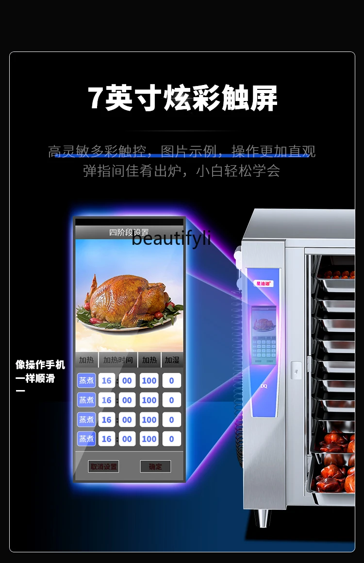 Oven Uap Komersial E132 dengan - Commercial Kitchen Baking Oven ulasan dan harga