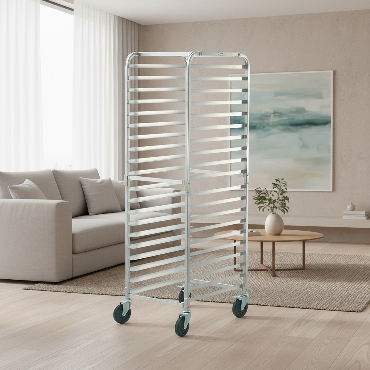 Rak Roti Komersial 20 Tingkat, - Kitchen Baking Trolley ulasan dan harga
