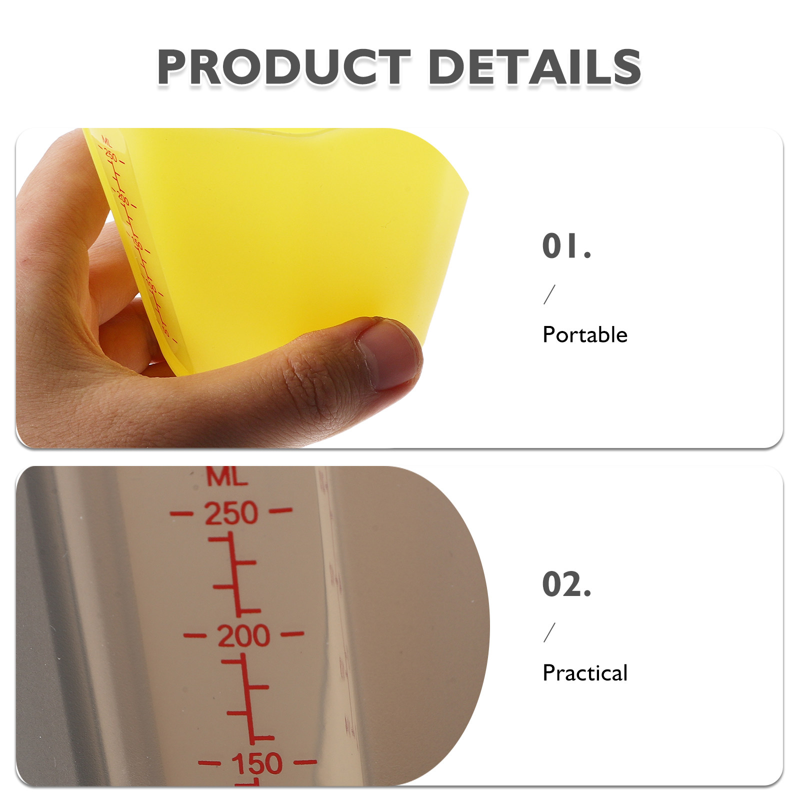 3Pcs Gelas Ukur Silikon Lipat  - Baking (Kitchen Ingredient) ulasan dan harga