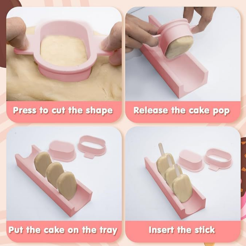 Set Cetakan Cake Pop dengan Ba - Kitchen Baking Trays ulasan dan harga