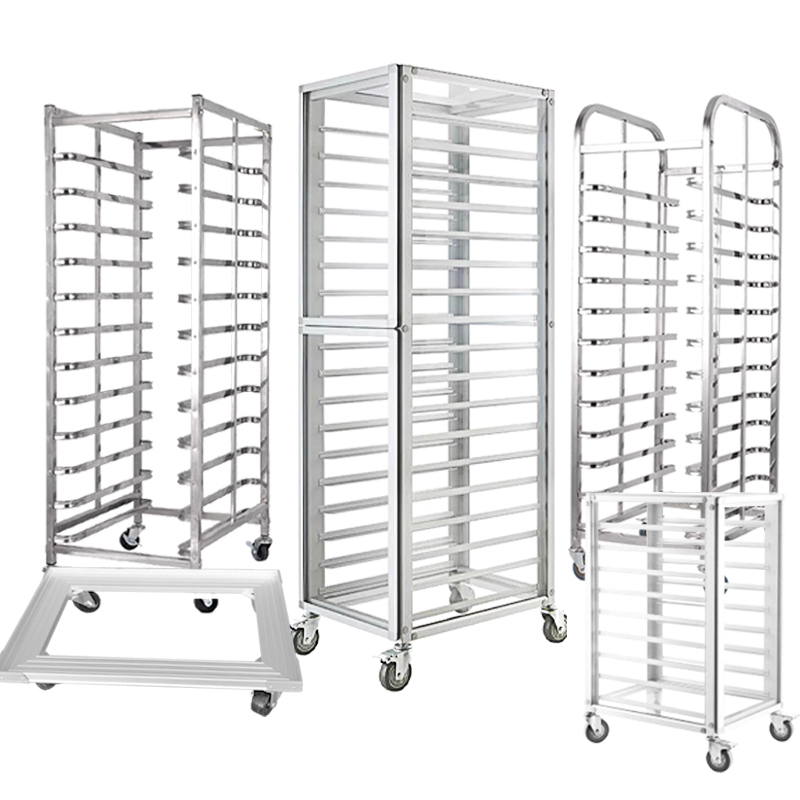 Troli Rak Loyang Panggang Alum - Kitchen Baking Trolley ulasan dan harga
