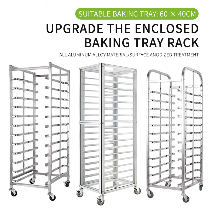 Troli Rak Loyang Panggang Alum - Kitchen Baking Trolley ulasan dan harga