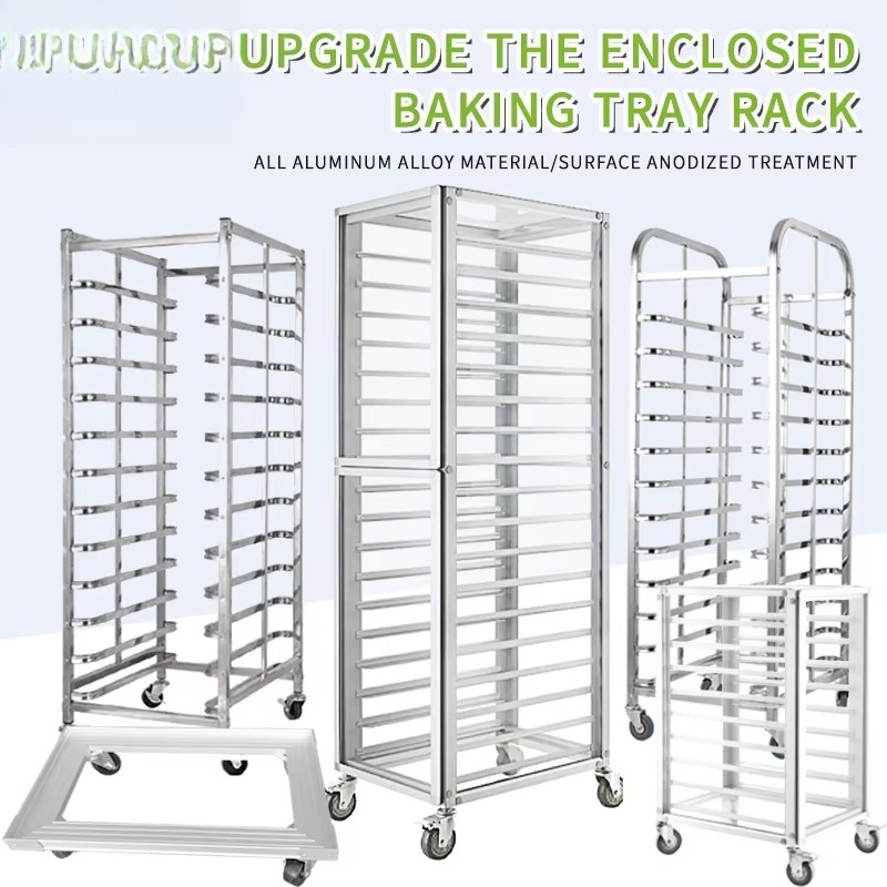 Troli Loyang Panggang Aluminiu - Kitchen Baking Trolley ulasan dan harga