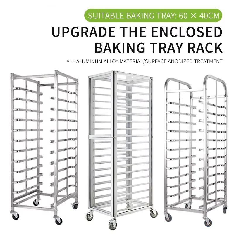 Troli Loyang Panggang Aluminiu - Kitchen Baking Trolley ulasan dan harga