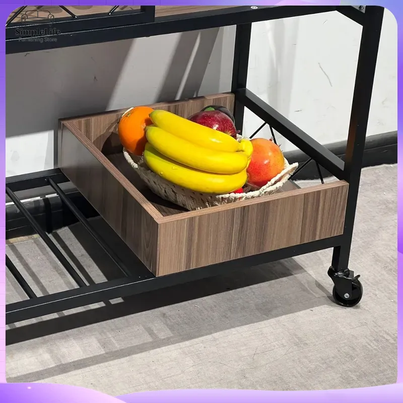 Troli Dapur Multifungsi dengan - Kitchen Baking Trolley ulasan dan harga