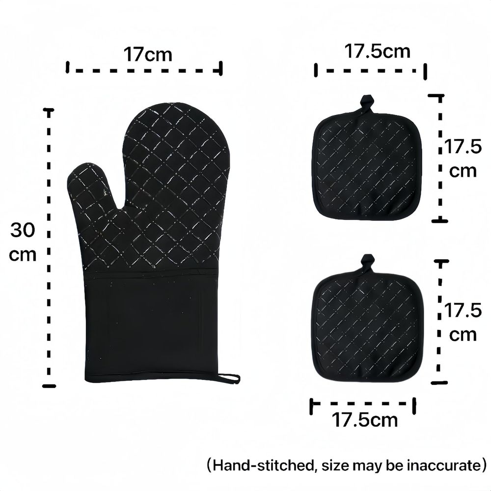 Set 4 Buah, Sarung Tangan Oven - Kitchen Oven Baking Pans ulasan dan harga