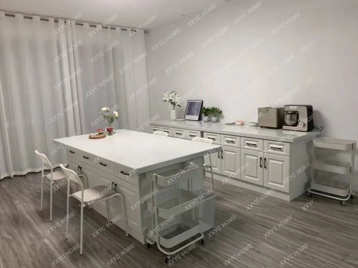 Meja kerja memanggang kue, kon - Kitchen Baking Island ulasan dan harga