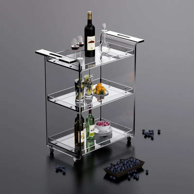 Troli Dapur Modern 3 Tingkat d - Kitchen Baking Trolley ulasan dan harga