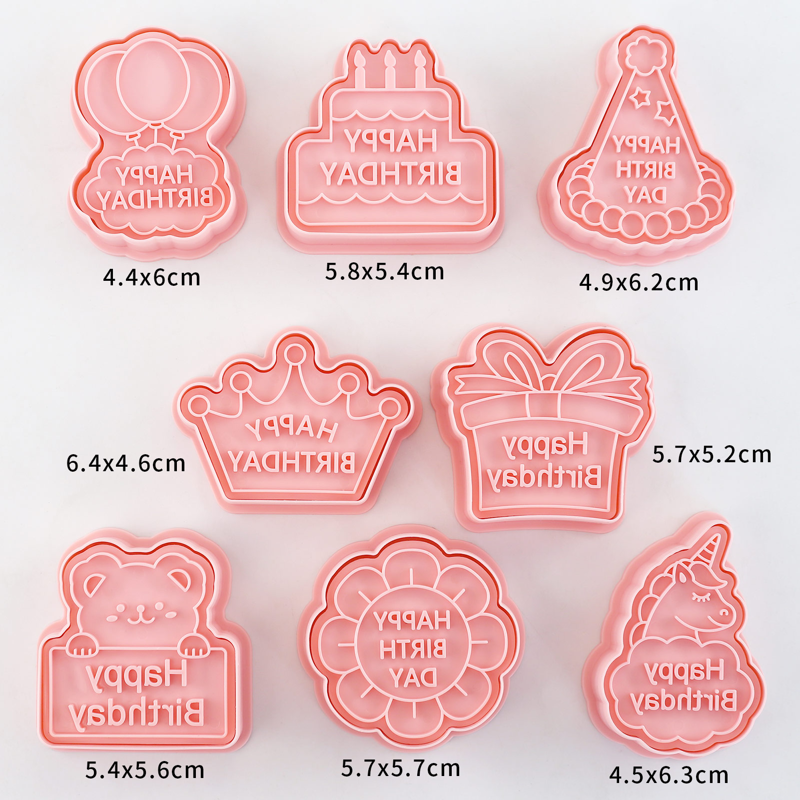 8pcs Cetakan Kue Ulang Tahun d - Baking Kitchen Diy ulasan dan harga