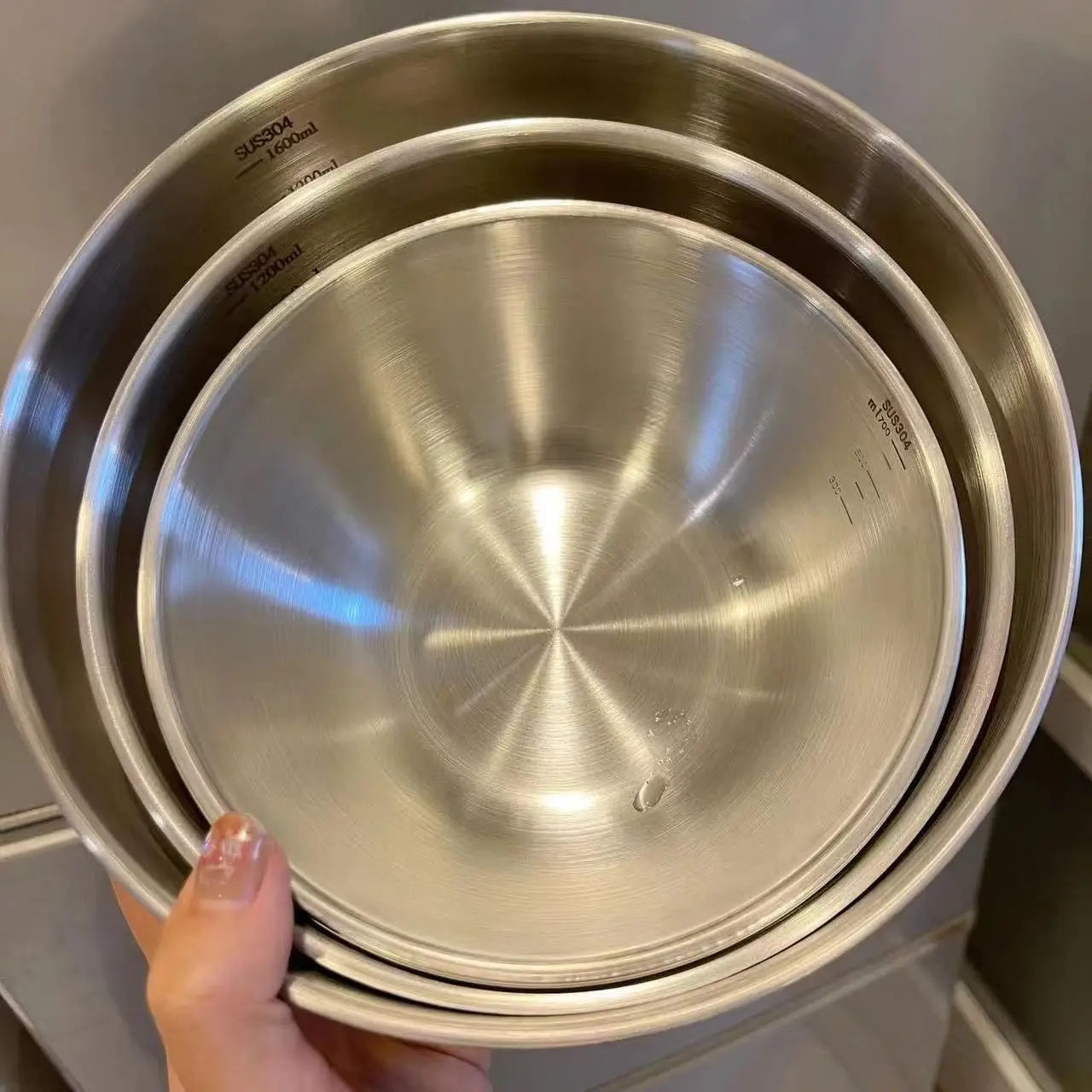 1-3 Set Mangkuk Stainless Stee - Kitchen Baking Essentials ulasan dan harga