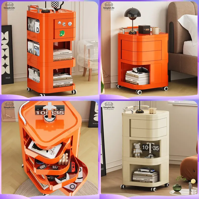 Troli Dapur Beroda, Keranjang  - Kitchen Baking Trolley ulasan dan harga