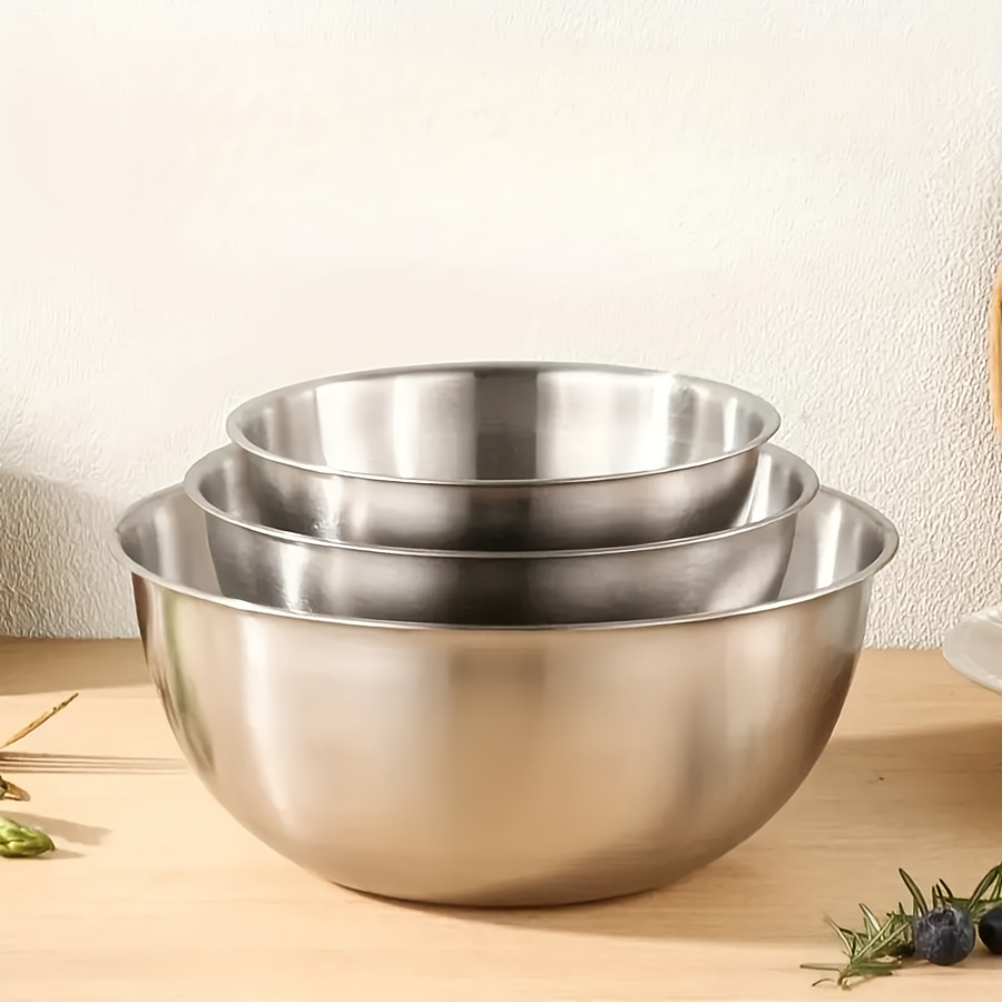 3 Buah Set Mangkuk Salad Baja  - Kitchen Baking Cooking ulasan dan harga