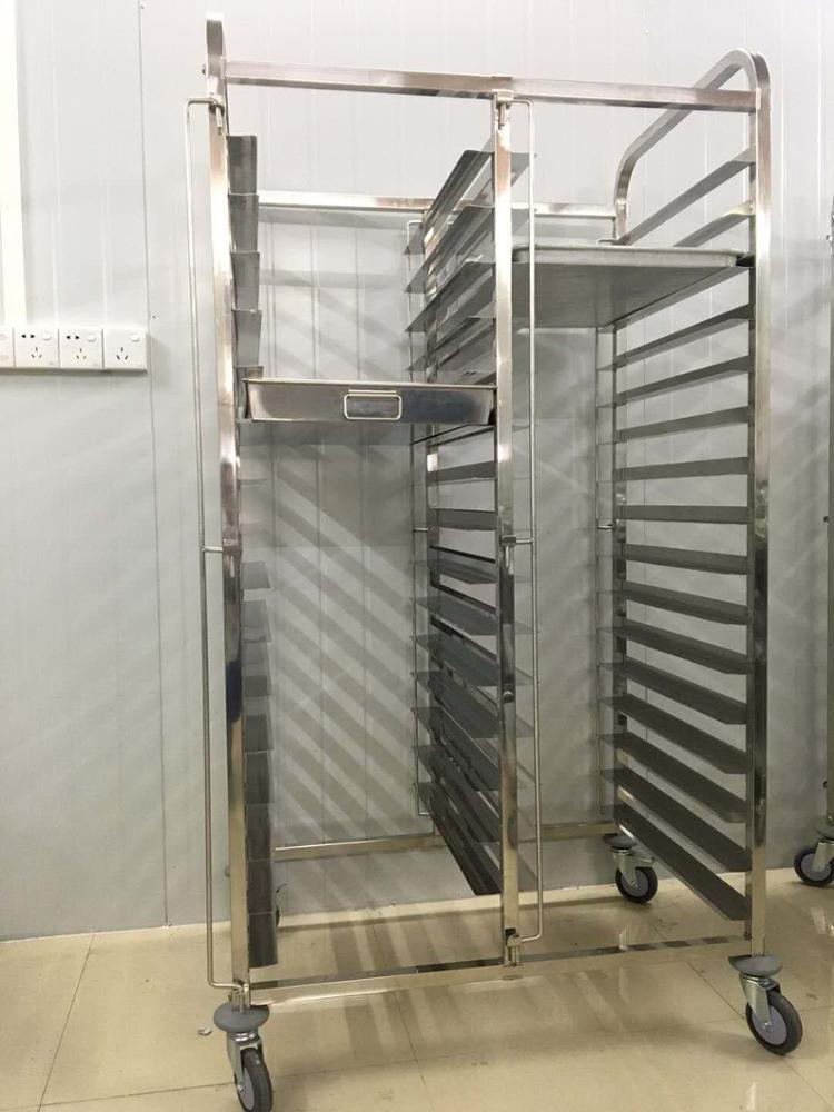 Rak Troli Baja Anti Karat untu - Kitchen Baking Trolley ulasan dan harga