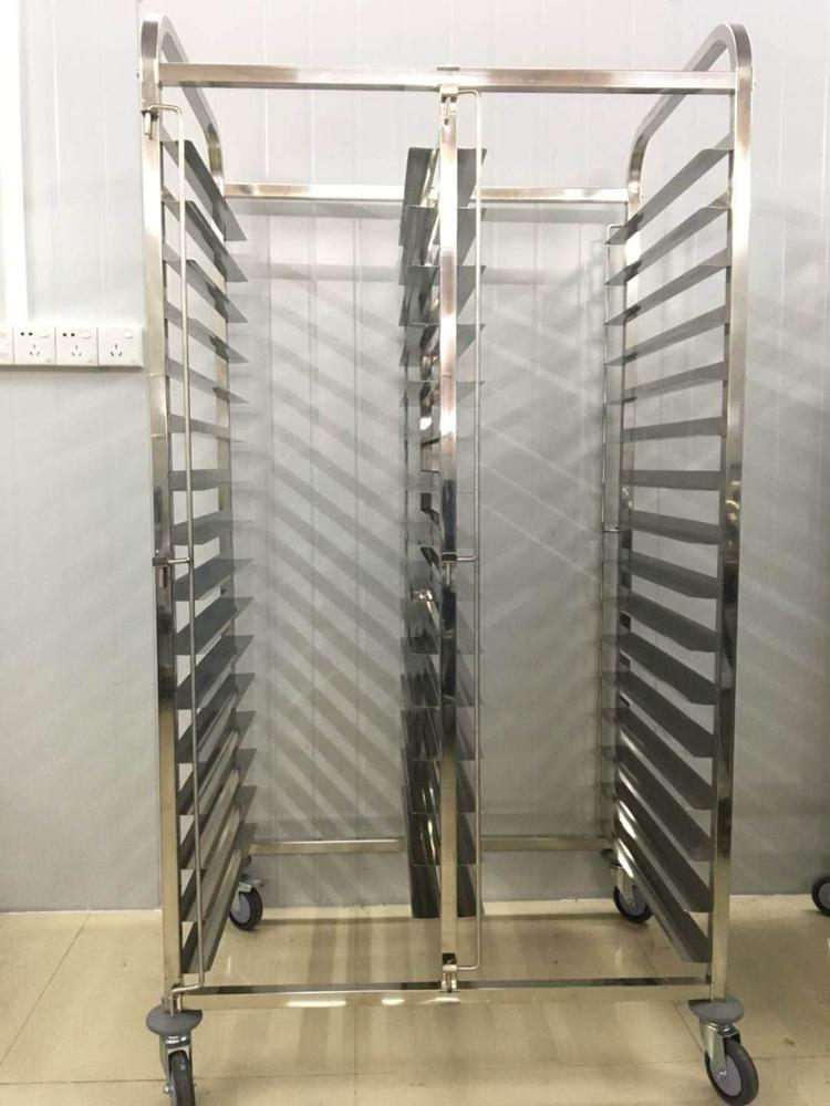 Rak Troli Baja Anti Karat untu - Kitchen Baking Trolley ulasan dan harga