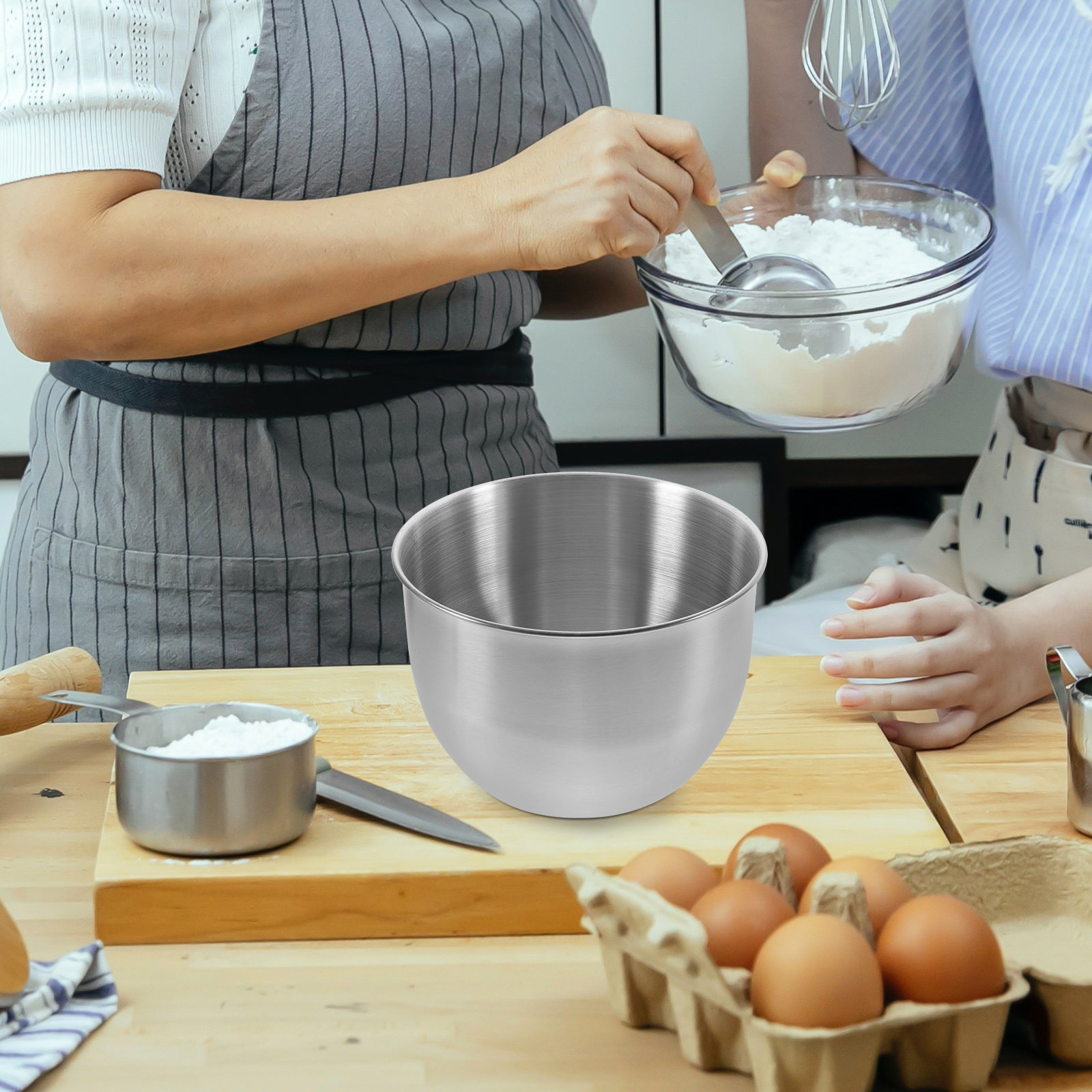 Mangkuk Pencampur Stainless St - Kitchen Baking Cooking ulasan dan harga