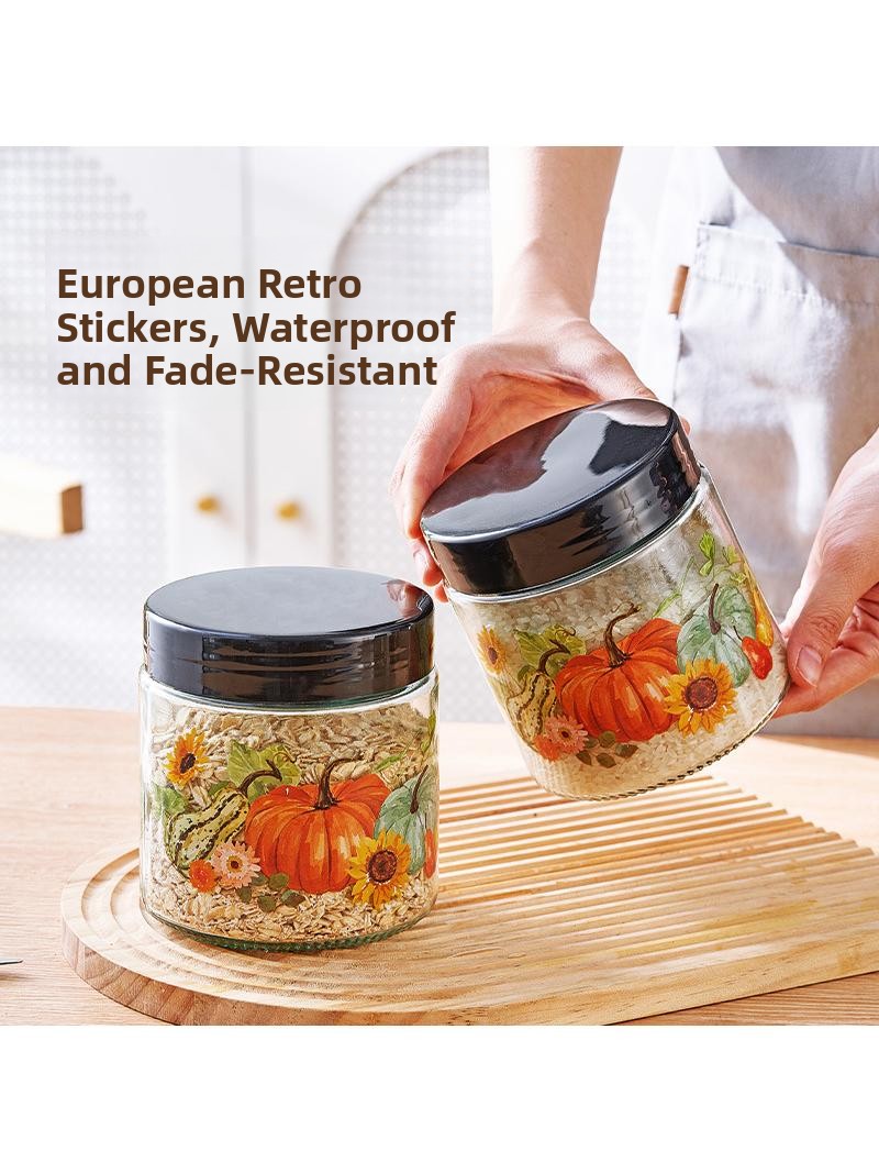 Toples Penyimpanan Kaca Tebal  - Kitchen Baking Canisters ulasan dan harga