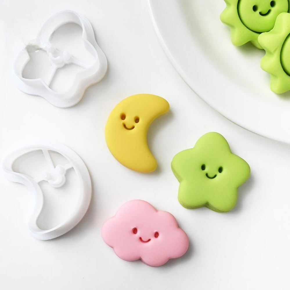 Cetakan Kue Bulan Bintang Mata - Baking Kitchen Diy ulasan dan harga