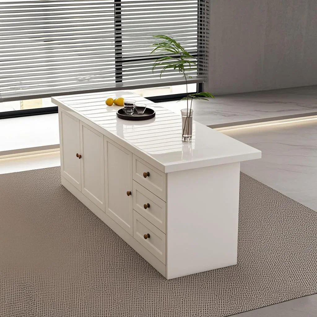 Meja bar mewah ringan TAO, mej - Kitchen Baking Island ulasan dan harga