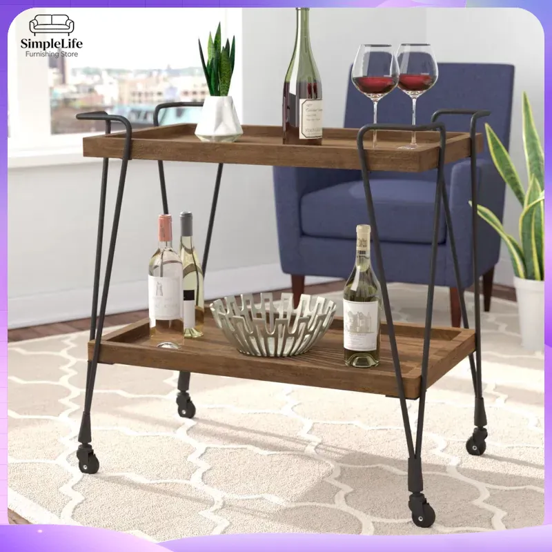 Troli Dapur Beroda, Kereta Dor - Kitchen Baking Trolley ulasan dan harga