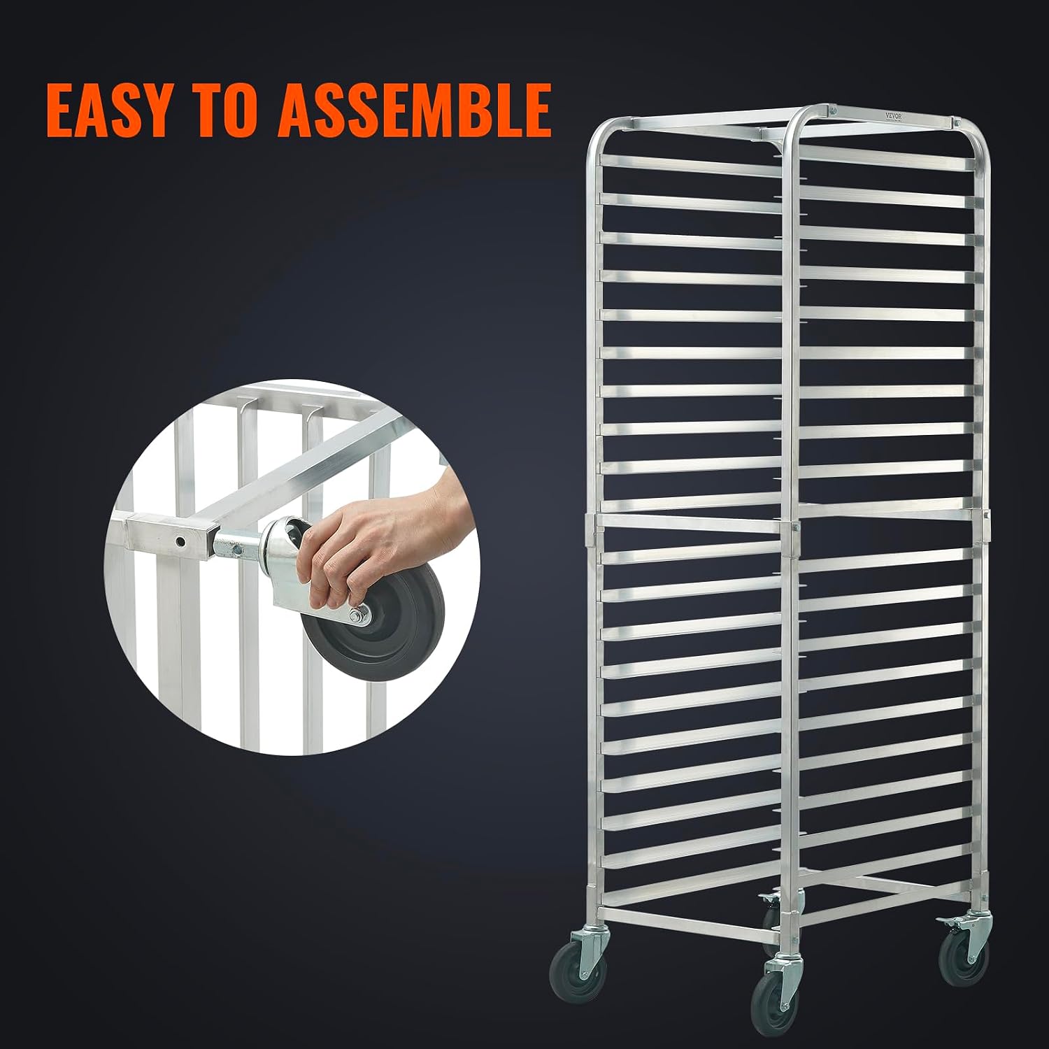 Rak Panci Roti Komersial Dua P - Kitchen Baking Trolley ulasan dan harga